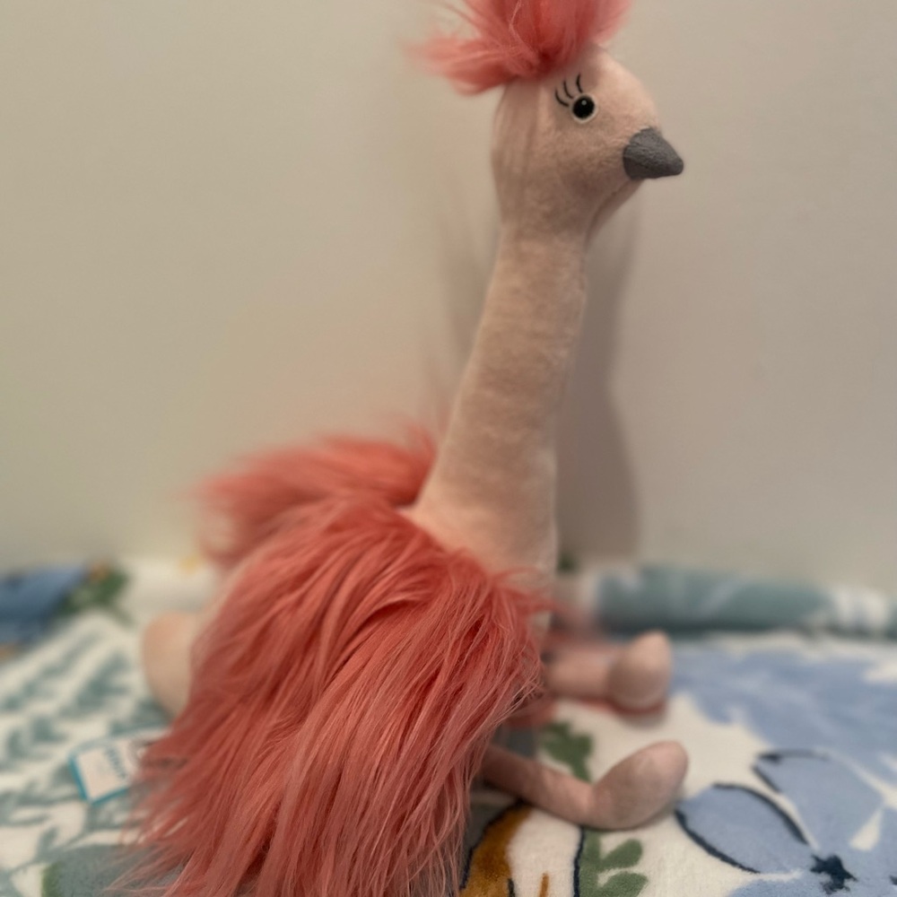 Jellycat Pink Retired Ostrich Fou Fou - Picture 2 of 3